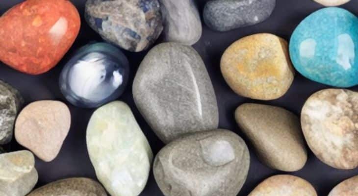burnish rocks with borax
