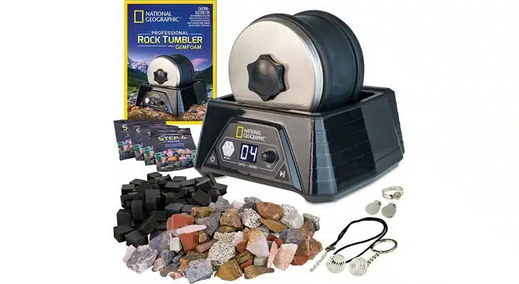 NATIONAL GEOGRAPHIC Professional Rock Tumbler Kit review